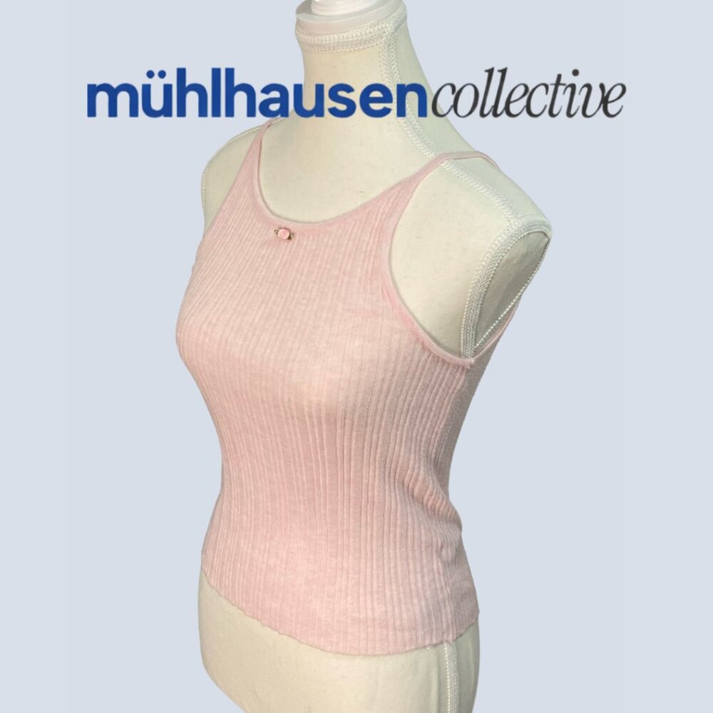 NWT Wild Fable Pink Ribbed Tank Top - Picture 2 of 5